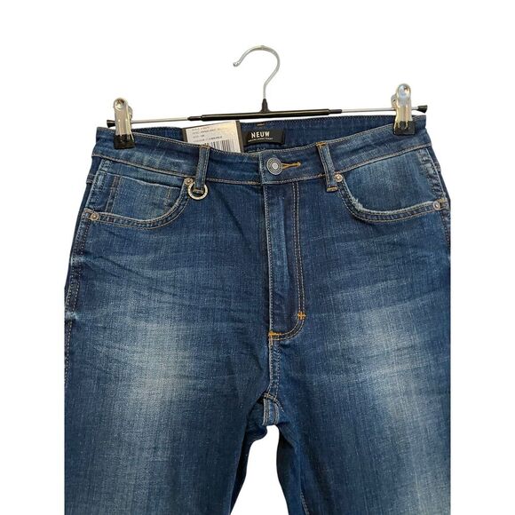 NWT Neuw‎ Mid Rise Skinny Berlin Blue Jean Women's Size 28 Nordstrom Faded Slim - Picture 3 of 6